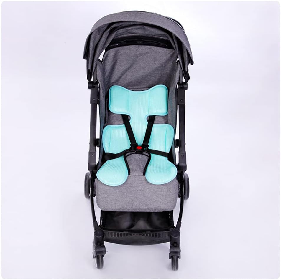 Universal Baby Stroller Liner Cushioned Mesh Summer Cool Pram Seat Pad Mat Breathable Thicken Pushchair Cushion Pad Insert Baby Body Support Mattress for Stroller Baby Chair